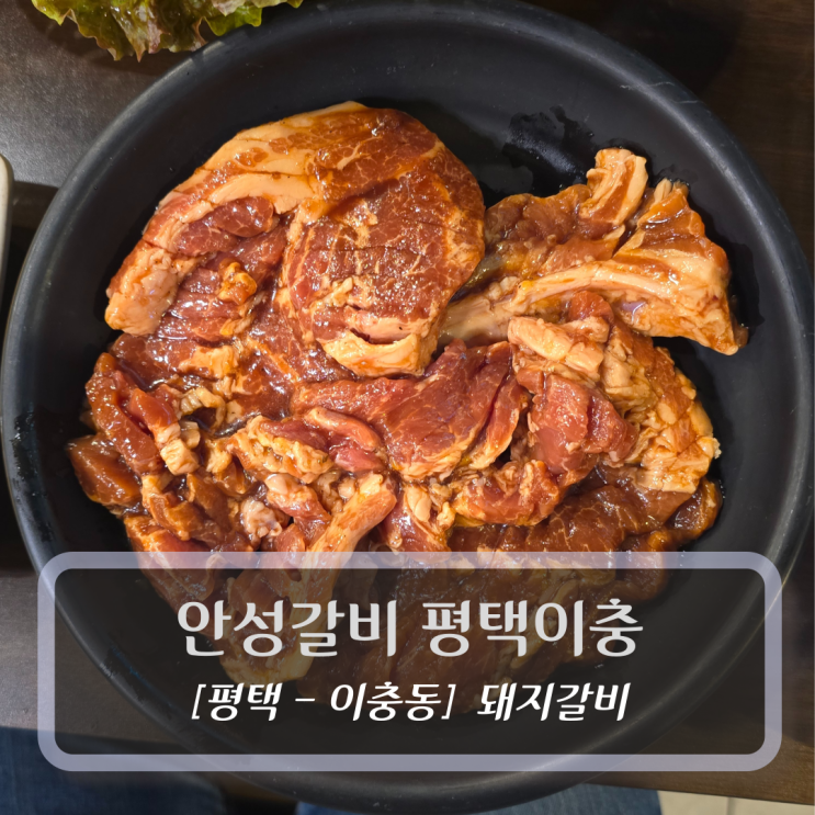  평택돼지갈비맛집 :: 안성갈비 평택이충 - 돼지갈비 후기