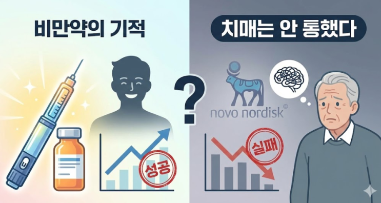  노보 노디스크 주가 흔들? 알츠하이머 '복권' 당첨 실패한 이유