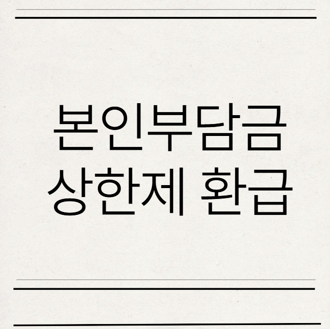  "병원비, 너무 많이 나왔다면 꼭 돌려받으세요!" 2025 본인부담상한제 환급 신청 가이드