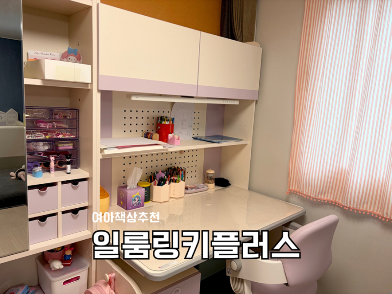 일룸 링키플러스 여아 책상 추천 (+6살아이 사용후기)