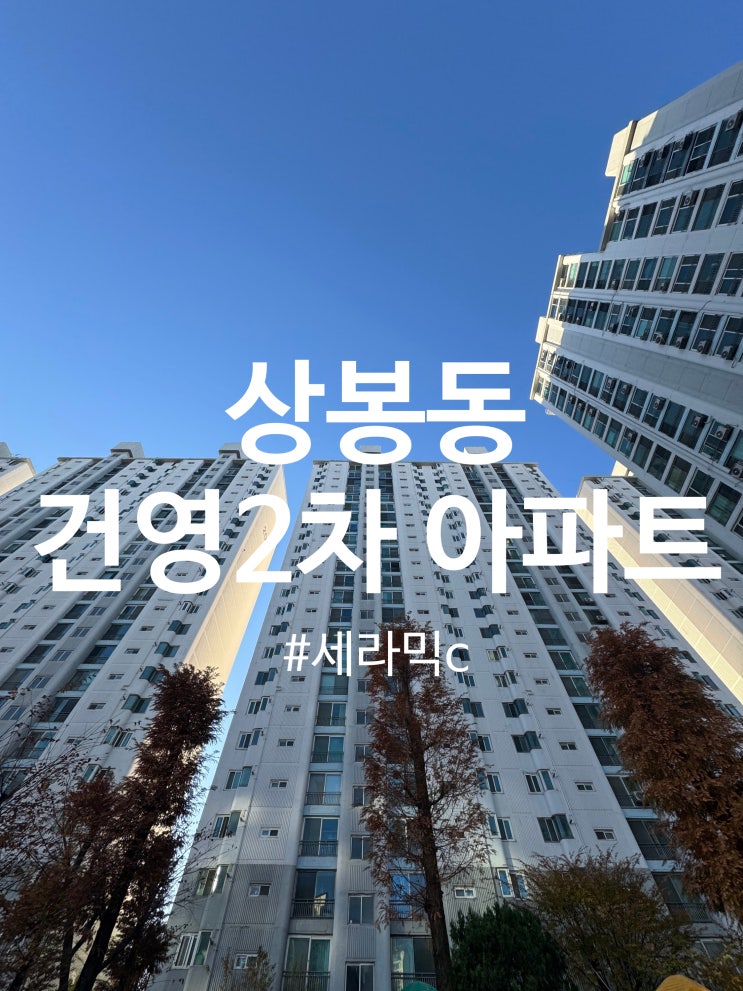  상봉동 탄성코트 건영2차 아파트 세라믹c시공(달빛탄성)