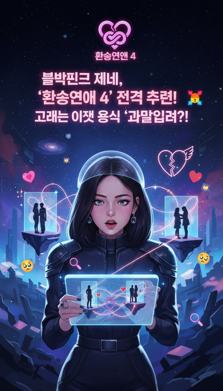 블랙핑크 <b>제니</b>, '<b>환승연애 4</b>' 전격 <b>출연</b>!