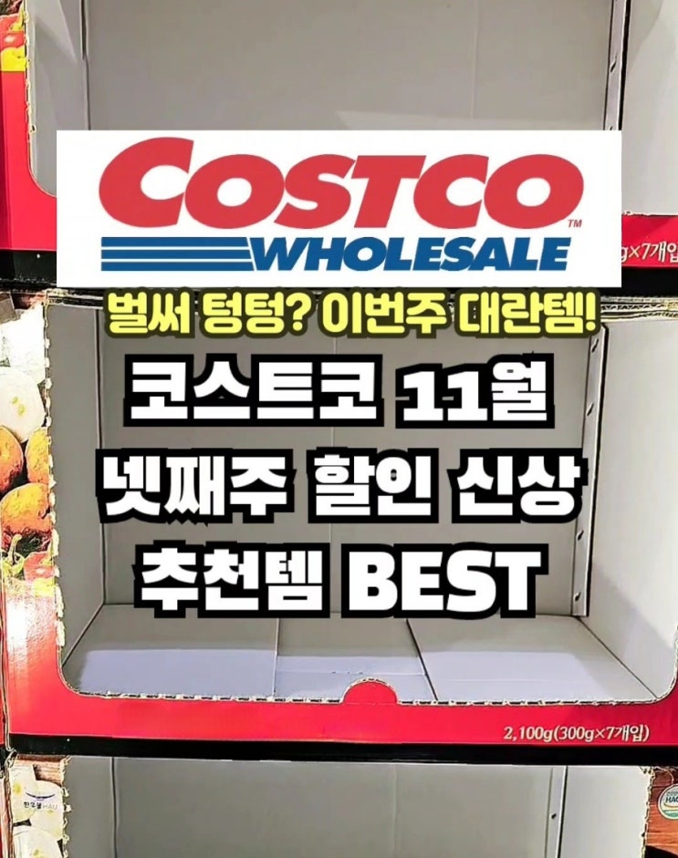  코스트코 11월 넷째주 할인 세일