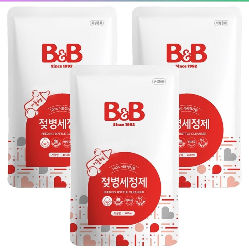 비앤비 젖병세정제 거품형 리필 사용 방법 및 정보