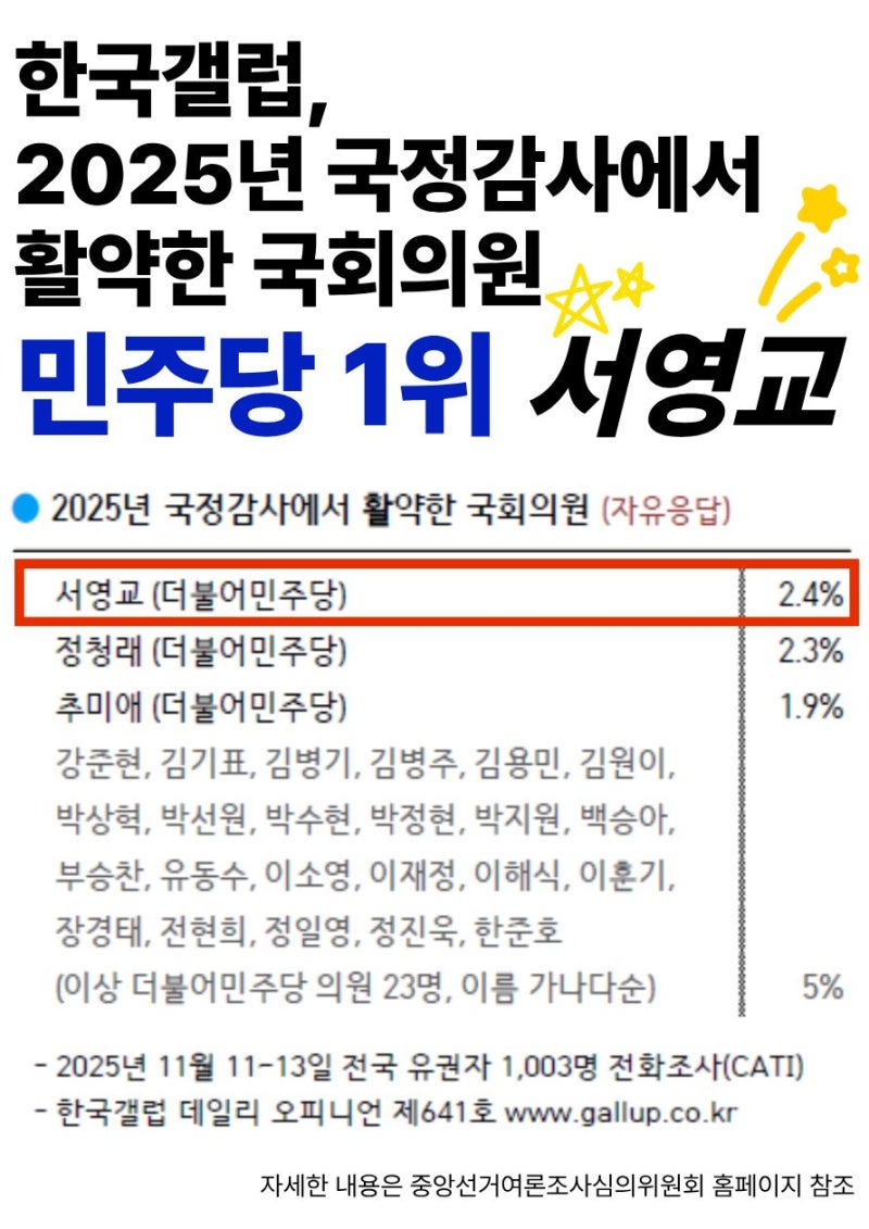 [중랑갑_서영교_국회의원] 서영교 국회의원 11월의 의정보고 드립니다!