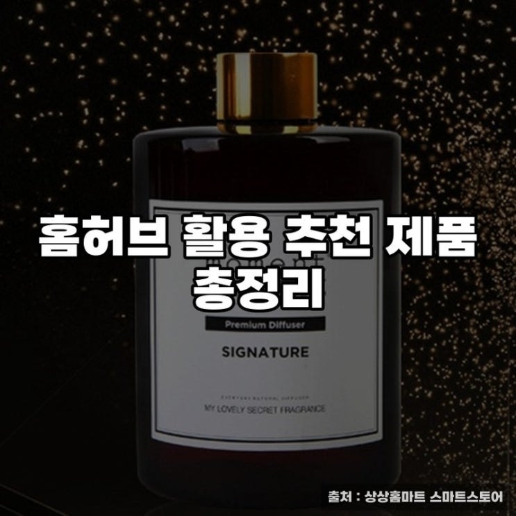  홈허브 활용 추천 제품 총정리