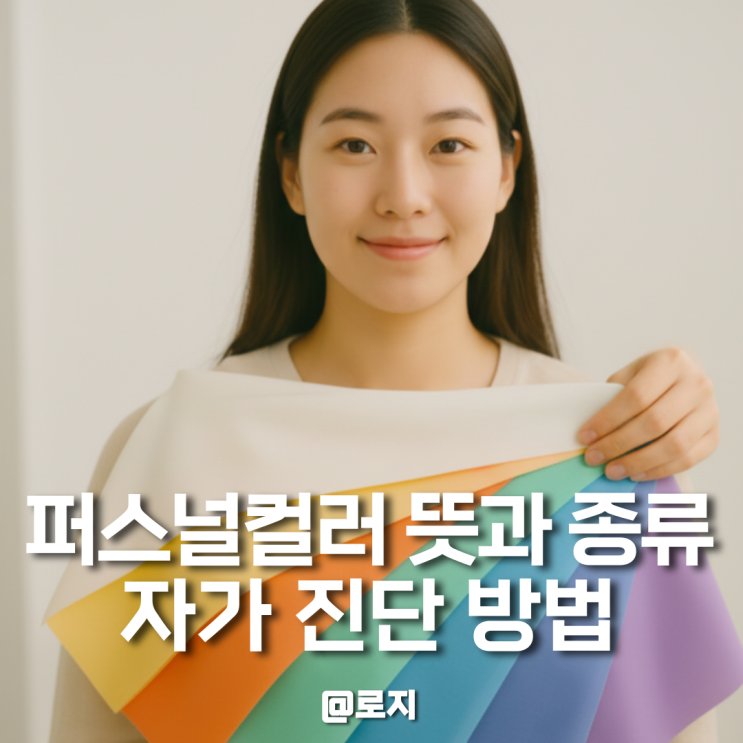  퍼스널컬러 자가진단 테스트 하는 방법 웜톤 쿨톤 컬러 추천