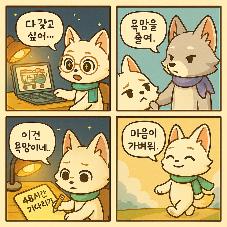  욕망을 줄이면 삶이 부자가 되는 이유 3가지