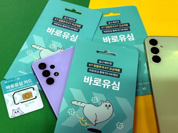  케이티 알뜰폰 요금제 및 개통법 정리
