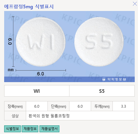 에프람정 5mg