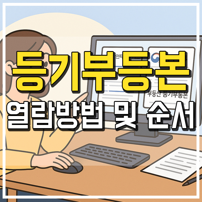  등기부등본 열람 방법 알아두기