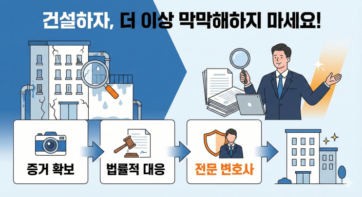  건설 전문 정동욱 변호사가 알려주는 '건물 하자 발생 시 대처법'의 모든 것