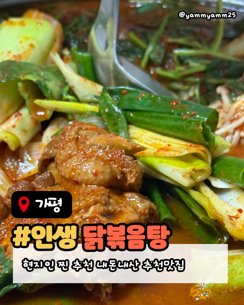 가평 동기간 닭볶음탕 현진인 찐 추천맛집