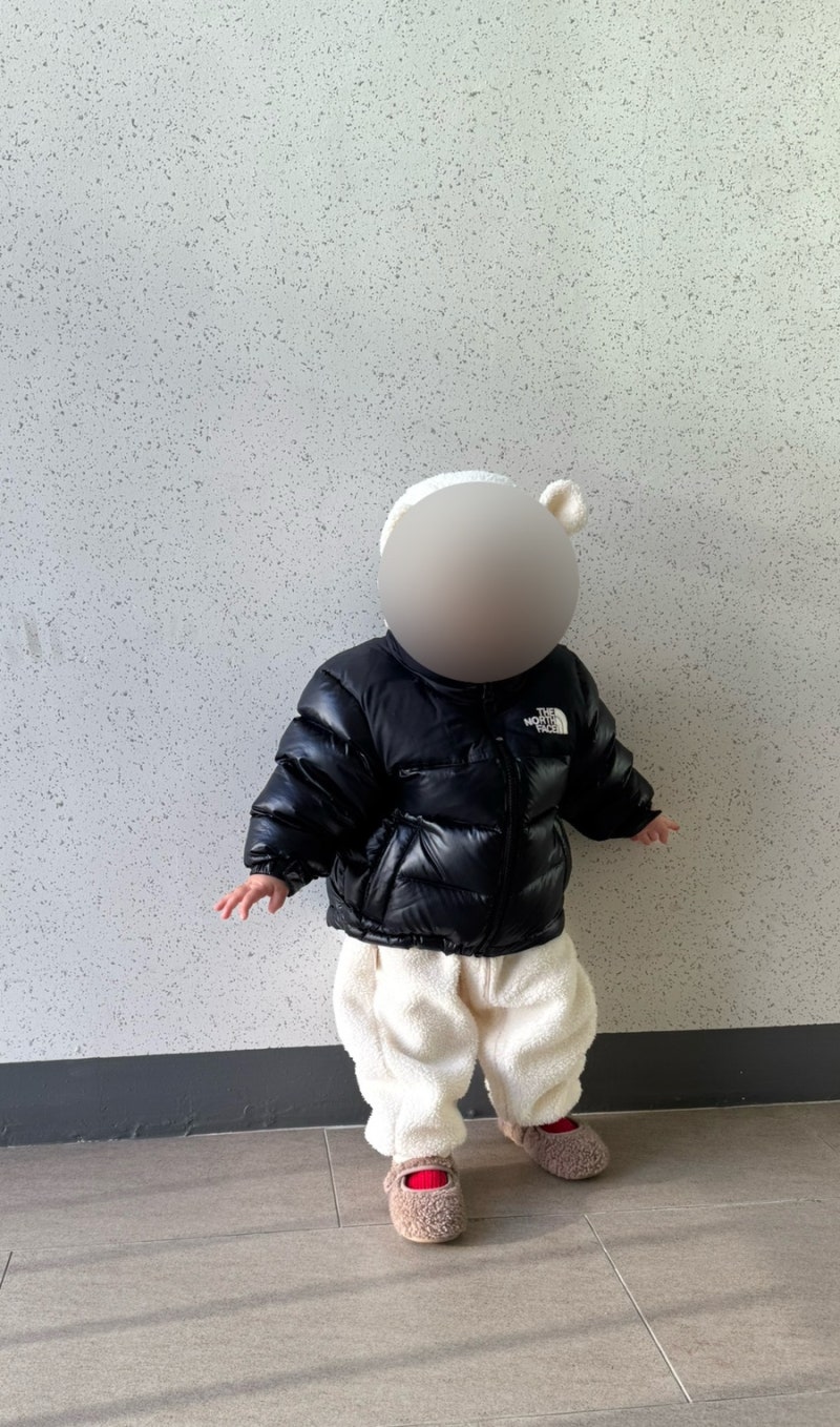 노스페이스패딩|아기노스페이스패딩|아기유광패딩|돌,두돌아기패딩