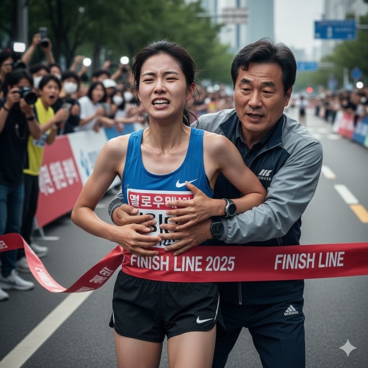 "나는 아팠다" 마라톤 이수민 선수의 용기, 결승선 논란의 '지도자 윤리' 심층 분석
