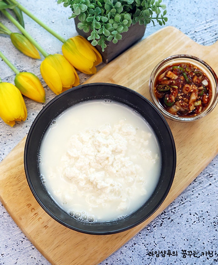 초당 순두부 양념장 순두부 백탕 다이어트 순두부 간장양념장 만들기