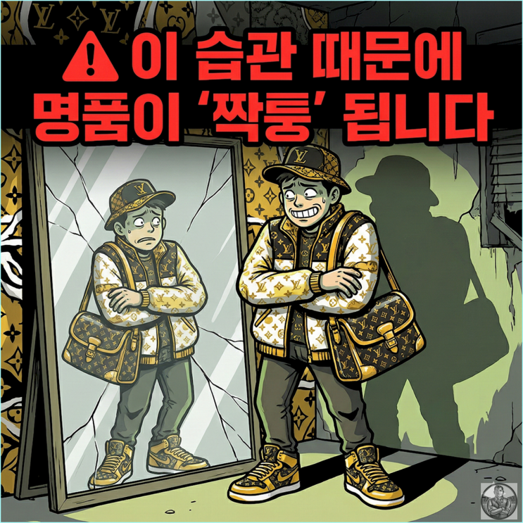  명품을 입었지만저렴해 보이는 사람들