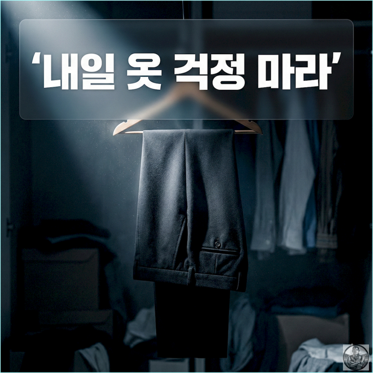  내일 출근룩 고민 해결, 옷장에 굴러다니는 검은 바지의 재발견