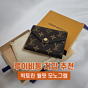 루이비통 지갑 추천 빅토린 월릿 모노그램 선물받은 후기