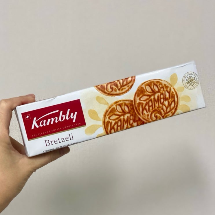  스위스 국민과자 캄블리 브레첼리 버터 쿠키 Kambly Bretzeli 후기 (여행 기념품 선물 추천)