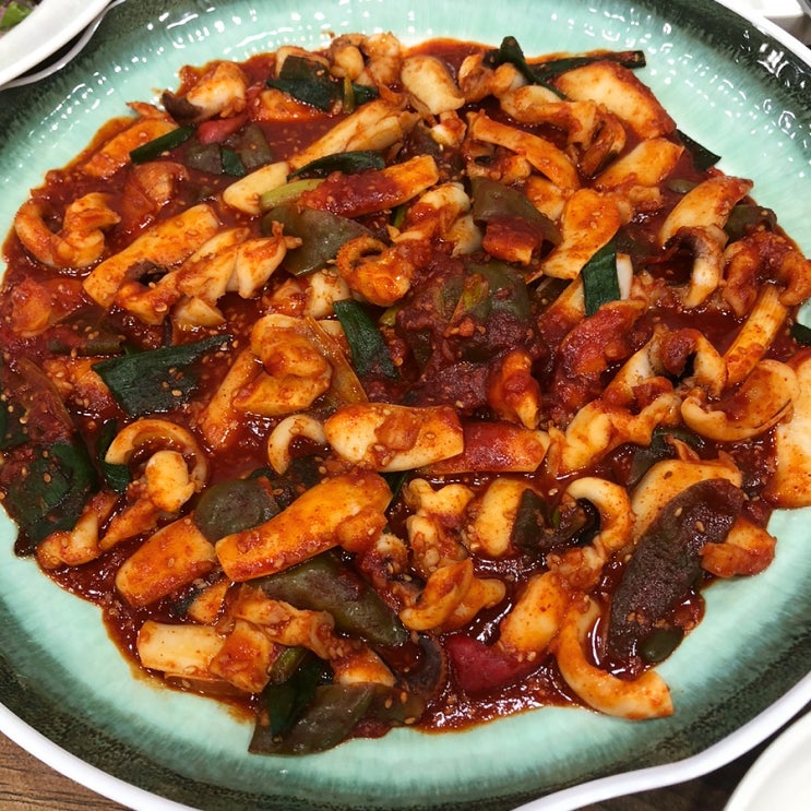  인천 갑오징어 볶음 맛집 만수동 명태바다