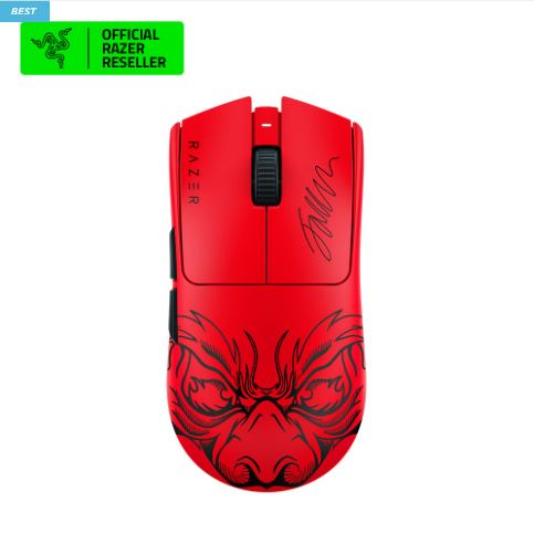  “프로 게이머 'Faker'의 선택! Razer Viper V3 Pro Faker Edition 무선 게이밍 마우스 – 54g 초경량, 35 000 DP