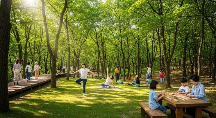   숲속 액티비티/천국! 국립횡성숲체원/이색 체험 7가지