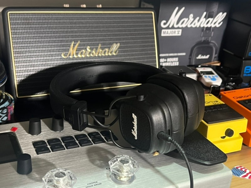 [Marshall MAJOR V] 마샬 메이저5 헤드폰음 실 사용후기 소비코 AV정식수입 제품