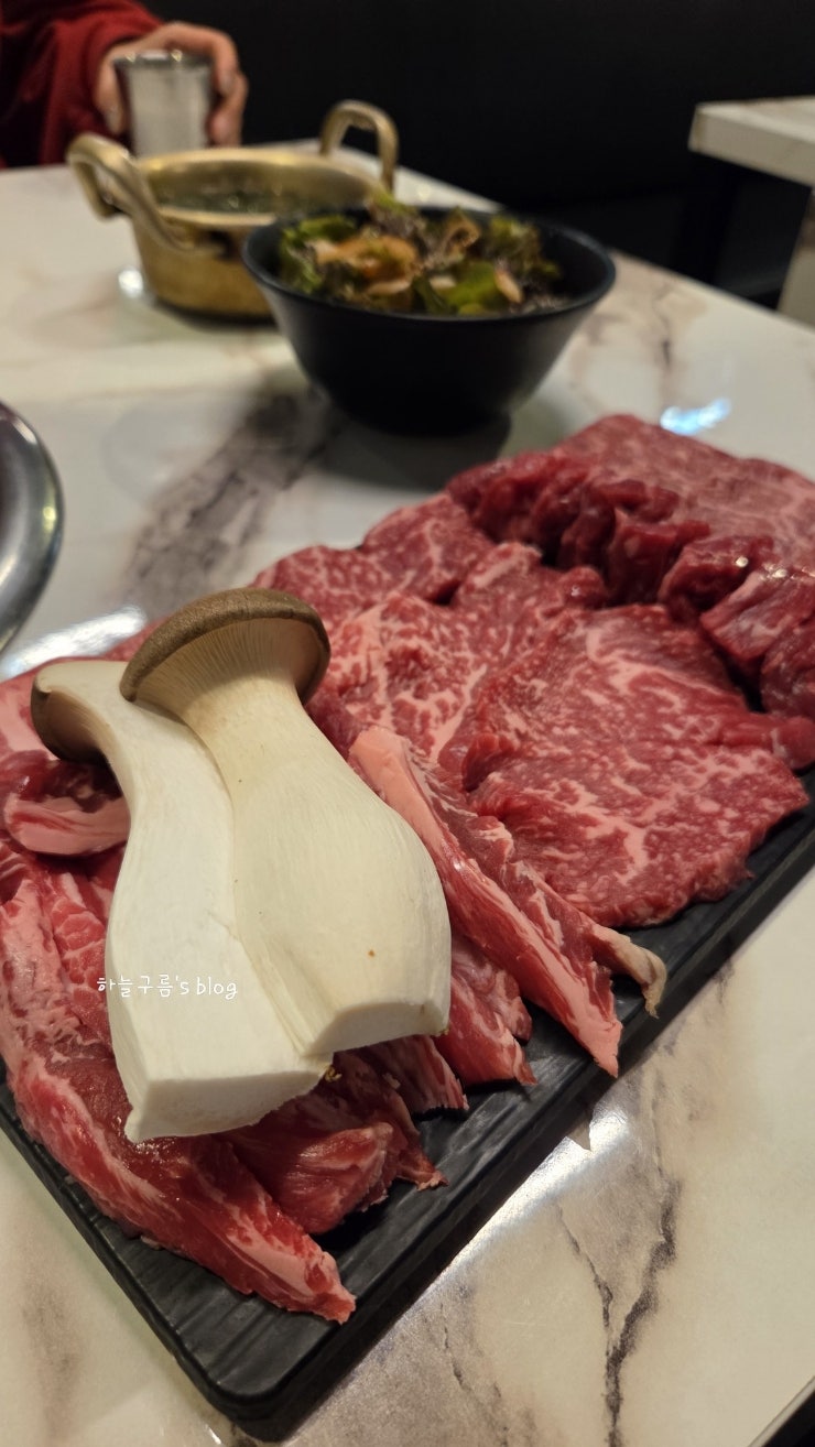 관평동 고기 와규본가한점승부 모듬스페셜후기