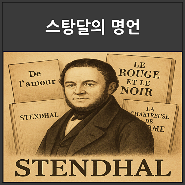  스탕달 작품과 명언
