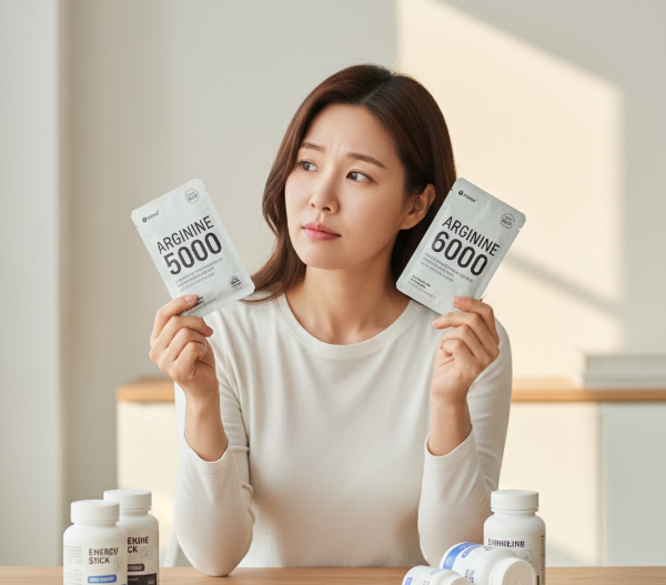  아르기닌 5000 6000 차이? 피로회복영양제 L아르기닌 추천 효능 복용법