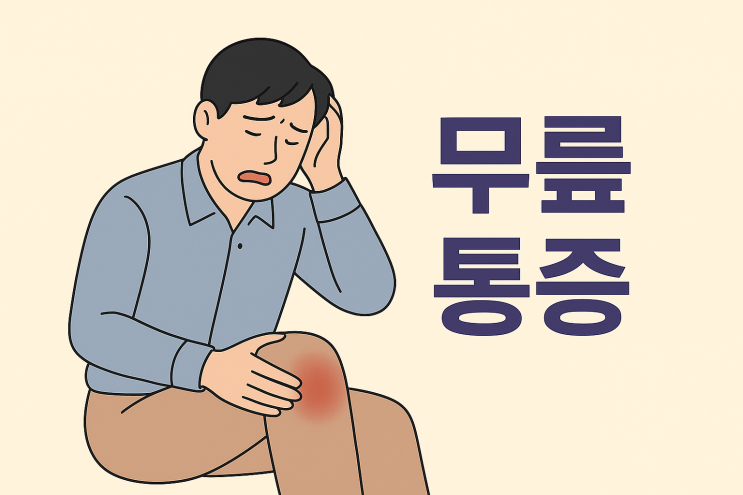  파주 봉일천 무릎 통증, 뻣뻣하고 쑤시는 느낌