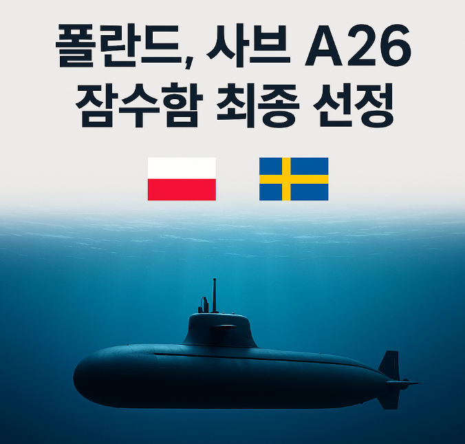 <b>폴란드</b>, 신형 <b>잠수함</b> 사업에 <b>스웨덴 사브</b> 선정