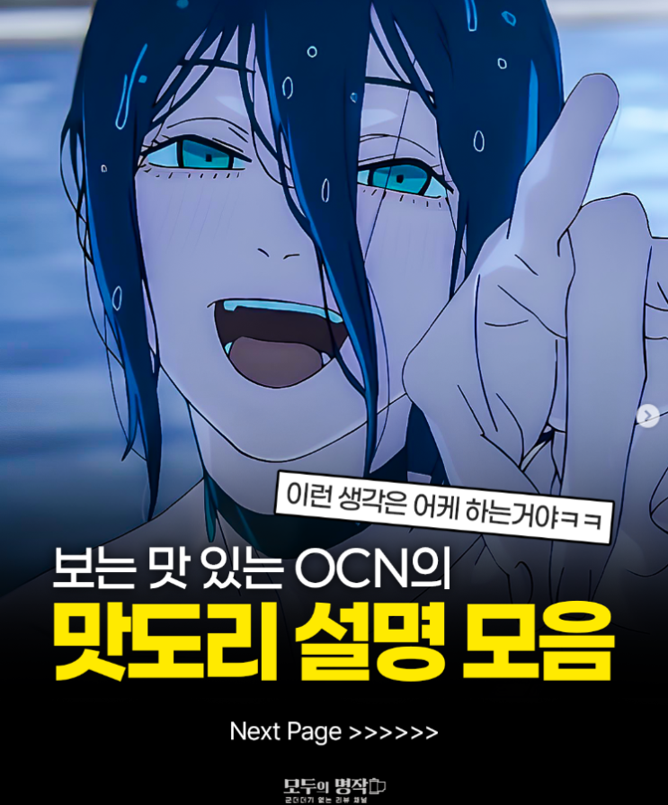  보는 맛 있는 OCN 맛도리 설명 모음