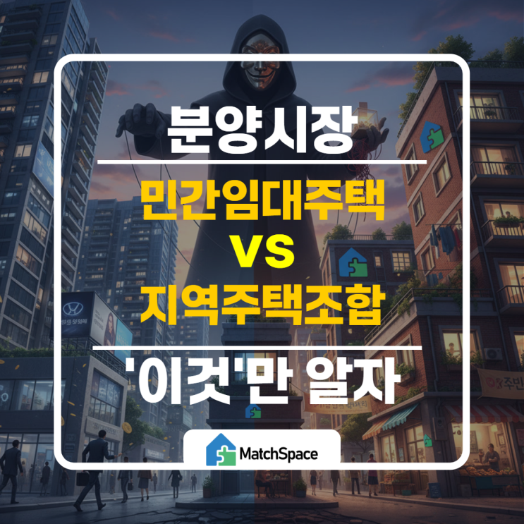  분양 사기 주의! 지역주택조합과 민간임대 차이점 완벽 정리 (분양 전 필독)