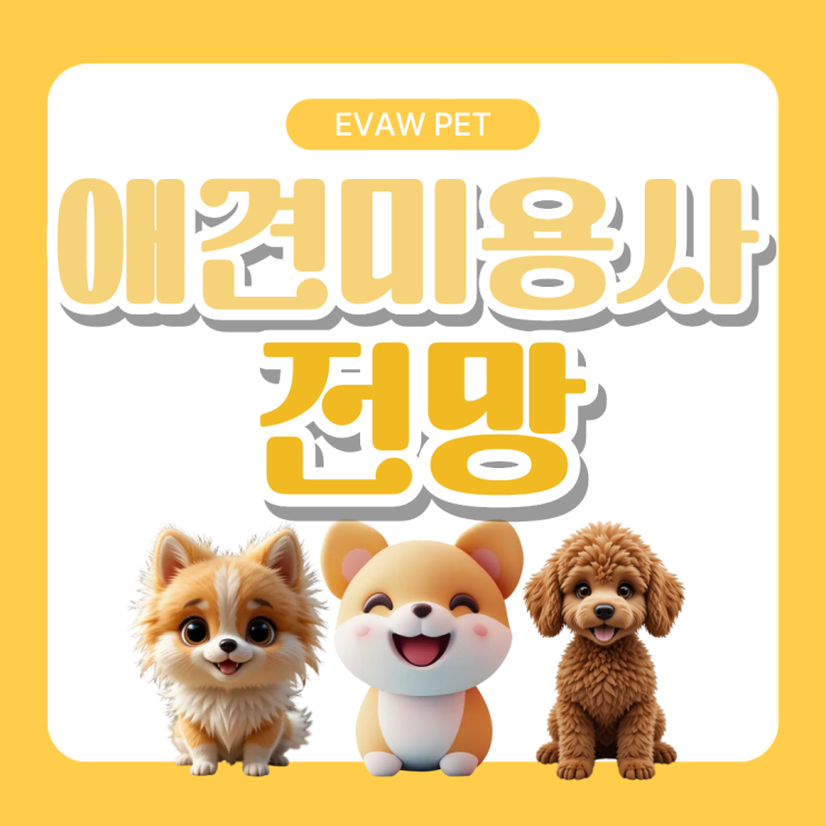  애견미용사전망 취업, 창업까지 한눈에 보는 전문가 가이드
