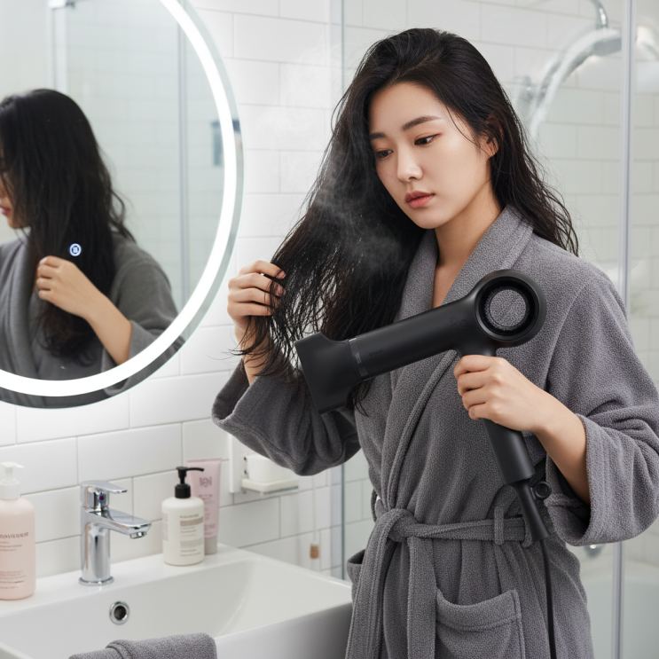  저소음 초강력 드라이기 추천, 머리숱 부자도 5분 컷! 유닉스 디오 UN-A7360B