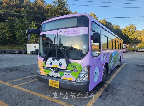 순천 도심 달리는 ‘루미뚱이×몰랑이’ 캐릭터 버스 운행