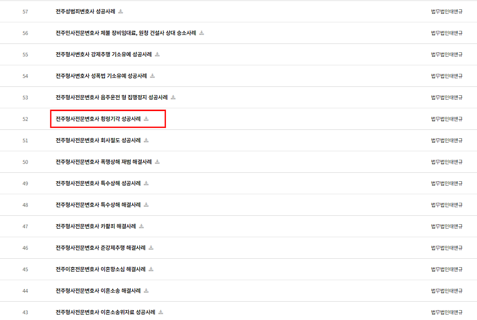 전주 업무상횡령 배임 성공사례는