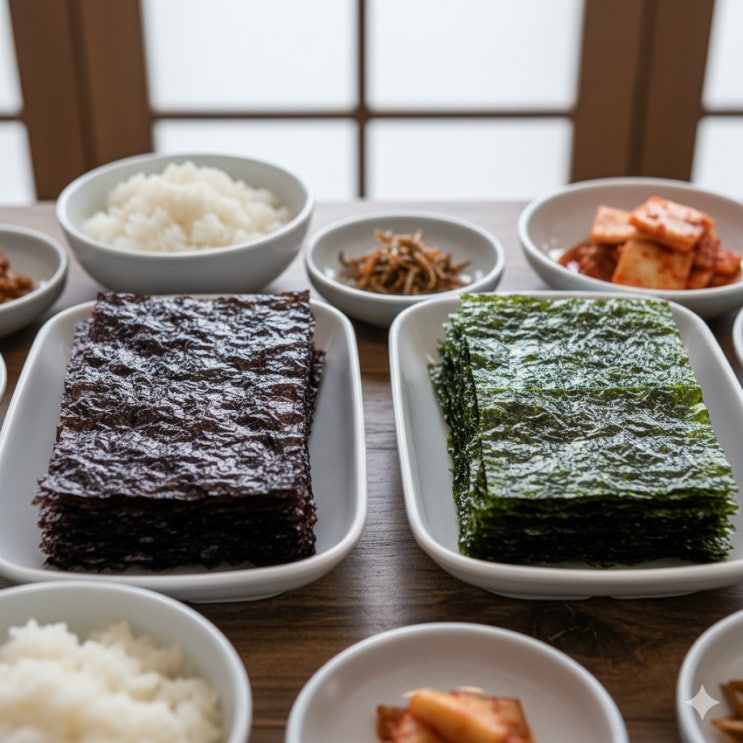  재래김과 파래김 비교 가이드 — 밥상에서 알아두면 좋은 선택 기준 
