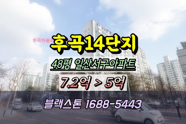  일산 후곡마을14단지 청구아파트 경매 48평