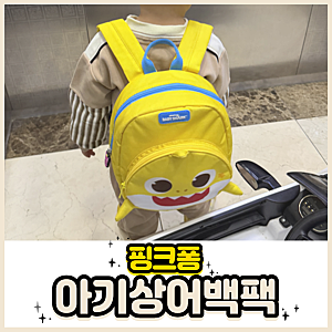 아기 최애템으로 등극 아기상어 아기가방백팩