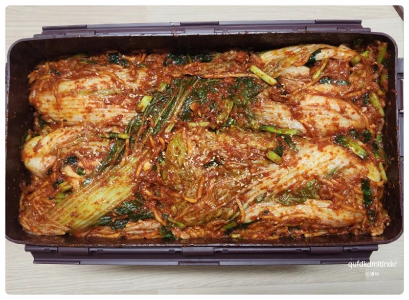 김장김치 담그기 레시피, 해남 절임배추 20kg 양념 김치속 재료 간단 육수 만들기