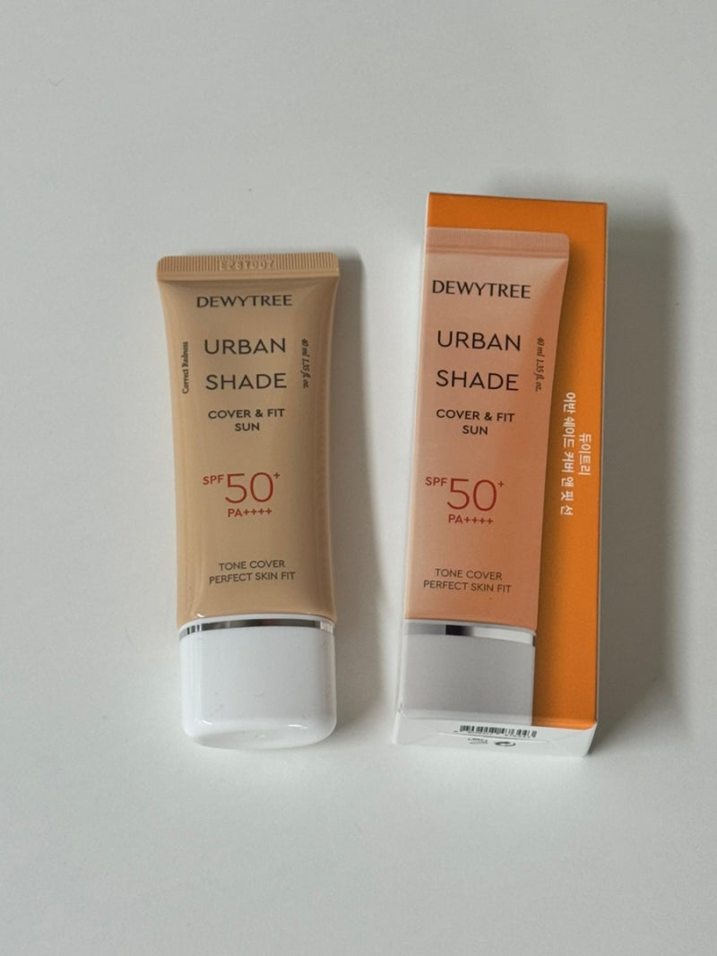 듀이트리 어반 쉐이드 파데프리 선크림 커버앤핏 SPF50+ 내돈내산 후기