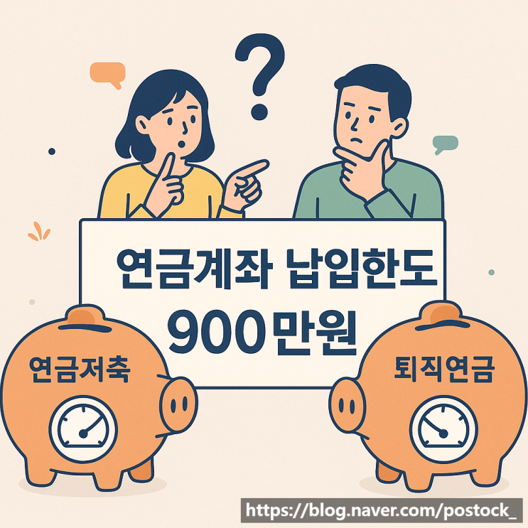 [세테크]2025년 연말정산 혜택 채우기 보너스편 - 연금 세액공제한도 바로알기