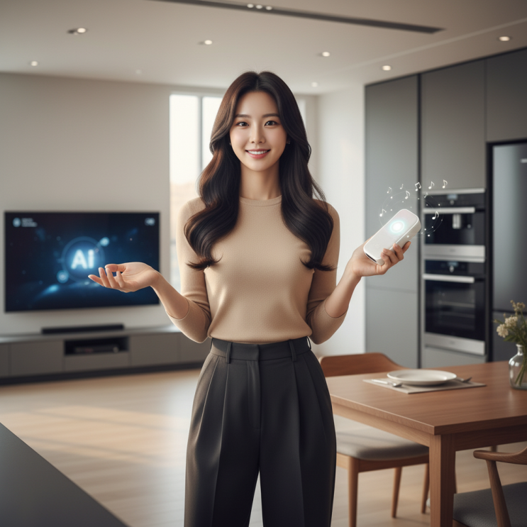 AI 가전 디자인 트렌드: '초연결' 공간 전략