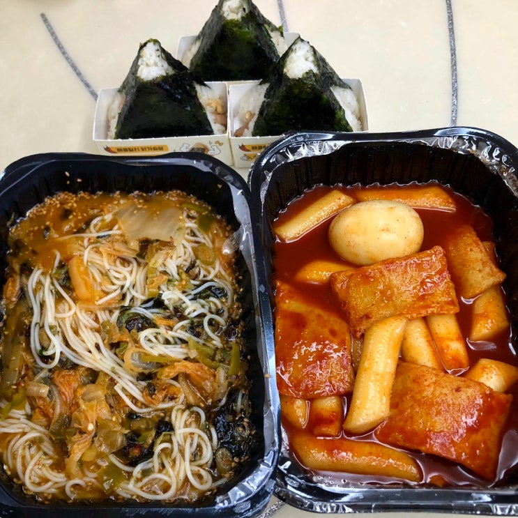  강다짐 신메뉴 송도동 김치온국수 배달 맛집 후기