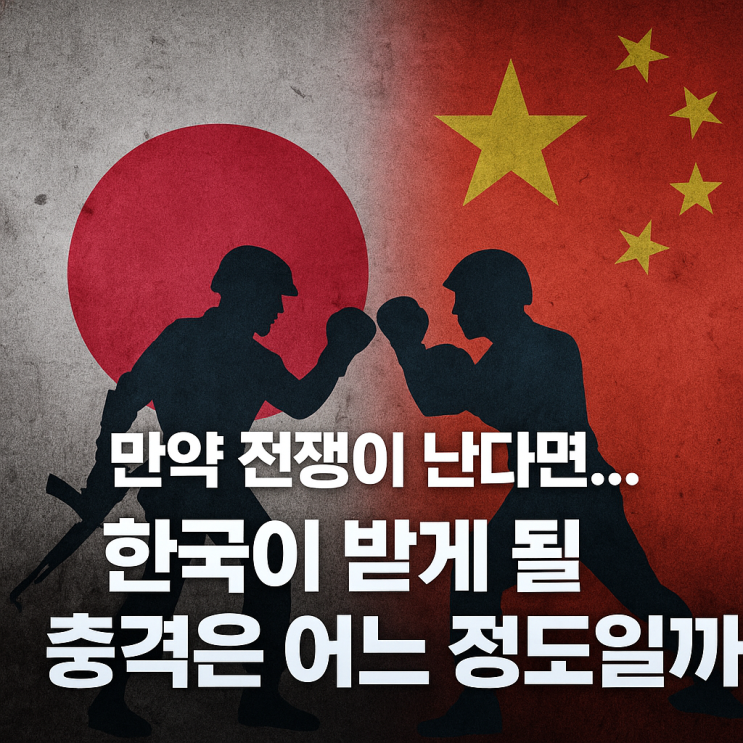  만약 일본중국 전쟁이 난다면?! 대비는 생존배낭