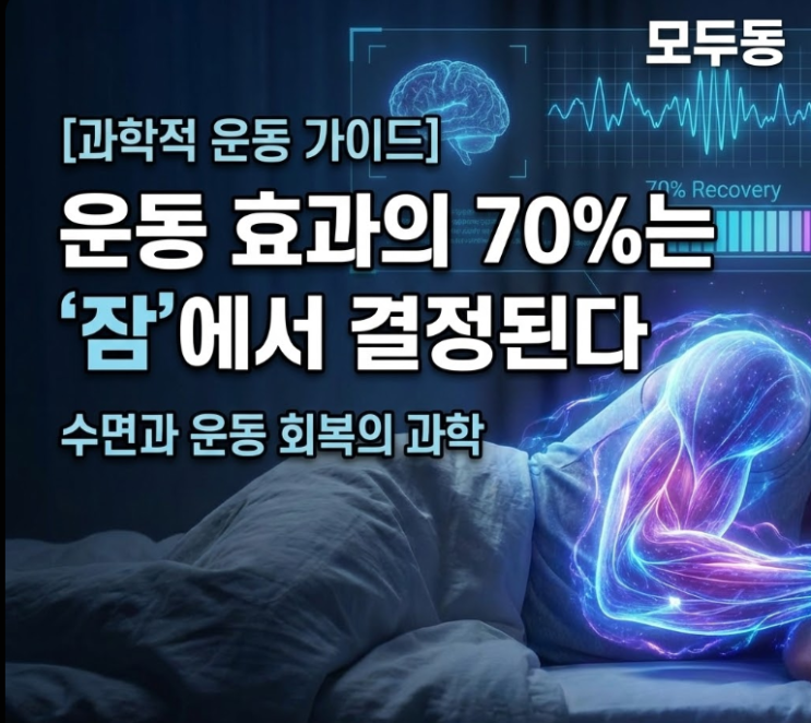  [과학적 운동 가이드] 운동 효과의 70%는 '잠'에서 결정된다 - 수면과 운동 회복의 과학