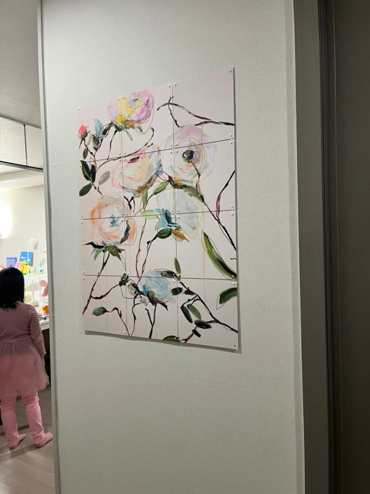  초보도 성공한 거실 인테리어 익시 월데코 Jamie Beck No.1 포스터 후기